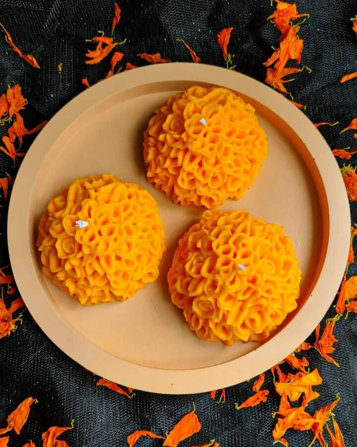 contenedor de concreto en forma de craneo